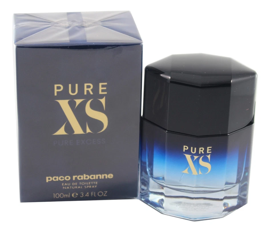 Pure XS de Paco Rabanne para hombre eau de toilette 3,4/3,3 OZ 100 ML spray nuevo Foto 1 de 1