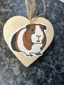 Guinea Pig Heart Wall Plaque - Picture 1 of 1