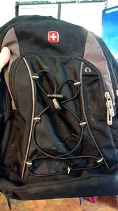 Swiss Gear Backpack Laptop Carry Bag Black - Picture 1 of 10