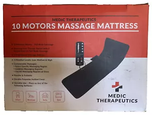 10 Motor 2 Wärmekissen Ganzkörper Massagematte 67 x 21,8 Zoll mit Fernbedienung Einstellungen anpassen USA - Bild 1 von 9
