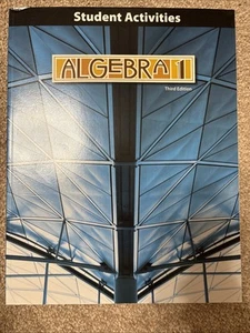 BJU PRESS Algebra 1 Student Activities 3rd Edition - Picture 1 of 2