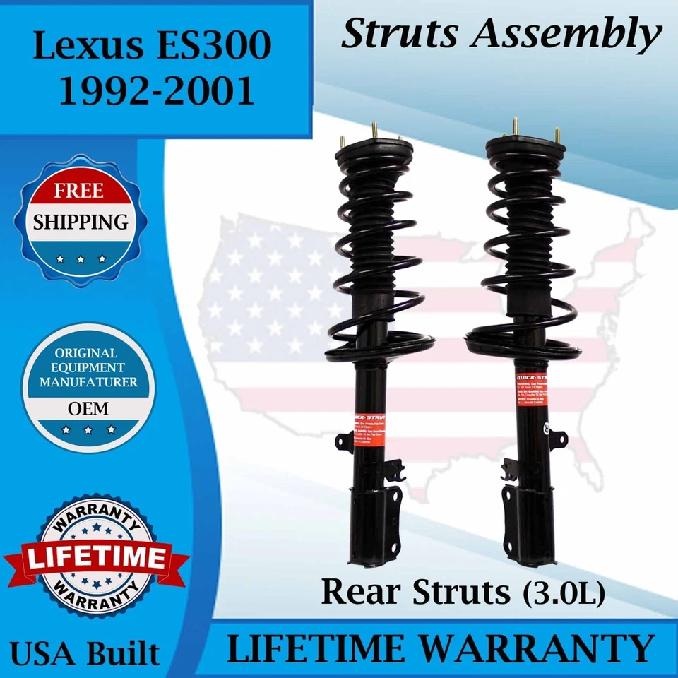 Puntales traseros originales Monroe OEM para Lexus ES300 1992-2001 3,0 L garantía de por vida Foto 1 de 4