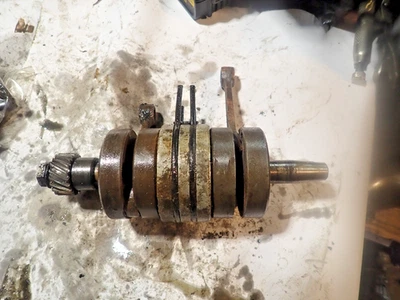 Yamaha AS2 125 Twin 1970? Cigüeñal/barras de conexión/núcleo de engranajes vendido para reconstrucción Foto 1 de 4