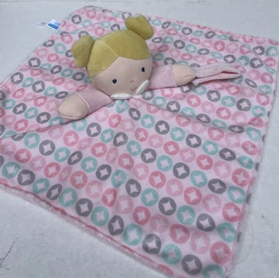 Kids Preferred Lovey Pink Little Girl Blonde Security Blanket Baby Doll - Image 1 of 4