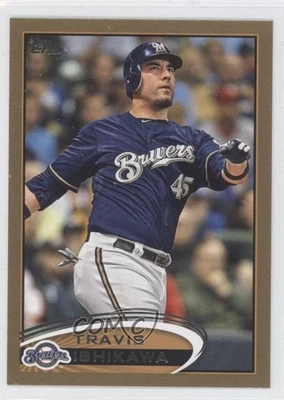 2012 Topps Update Gold /2012 Travis Ishikawa #US205 - Image 1 of 2