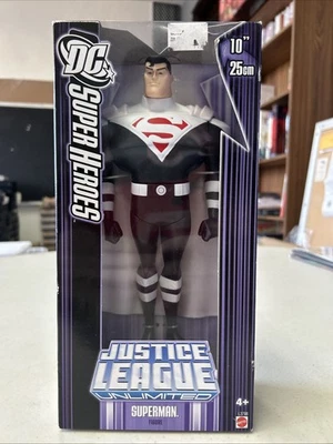 Figura de acción Mattel Justice League Unlimited Justice Lord Superman 10” nueva en caja Foto 1 de 4