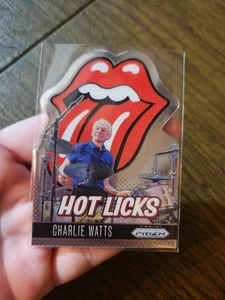 Charlie Watts Rolling Stones Prizm 2025 Panini Hot Licks Diecut PACK FRESH #9 - Picture 1 of 3