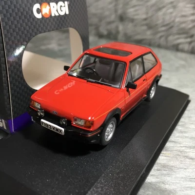 NEW Corgi Vanguards 1:43 Ford Fiesta Mk2 XR2 Rosso Red VA14401 - Image 1 of 2