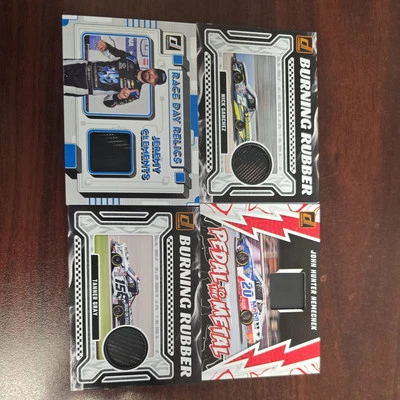 5 Memrobilia cards. Harrison Burton. Nick Sanchez. Tanner Gray.  Race Relics. - Image 1 of 4