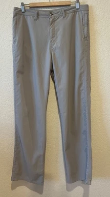 Pantalones de Senderismo Vintage Patagonia Nylon Talla 34 Beige Cremallera Mosca Gorpcore Exterior Foto 1 de 4