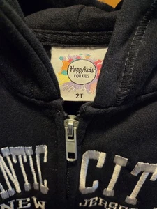 New Happy Kids Navy Blue, Zip Up Hoodie. Size 2T. Atlantic City, New Jersey - Picture 1 of 4