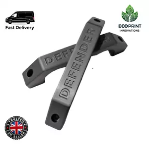 Silver Land Rover Defender Interior Handles x2 - 3D Printed Metal Look - Picture 1 of 9