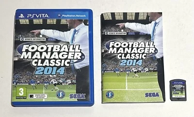 Football Manager Classic 2014 Sony PlayStation PS Vita Complete PAL *READ* - Image 1 of 2