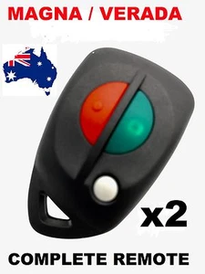 2 x Fits Mitsubishi Remote Magna TH TW & Verada KH KW 1998-2005 complete remote - Picture 1 of 4
