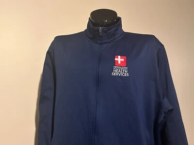 UNIVERSAL STUDIOS Hollywood employee health services full zip Track Jacket 3XL - Image 1 of 4