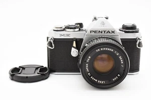 [Exc+5 READ] Pentax ME 35mm SLR film camera XR RIKENON 50mm F2 Lens From Japan - Picture 1 of 13