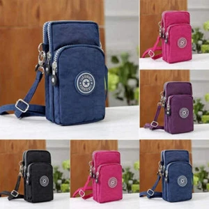 New Sports Wallet Phone Bag For Mobile Shoulder Bag Pouch Case Belt Handbag Purs - Picture 1 of 59