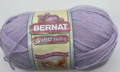 Bernat Softee Yarn "Soft Lilac" 1 Skein #510 - Image 1 of 4