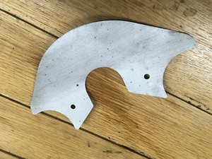 Ducati ST2 ST4 horquilla inferior yugo relleno bloqueo cubierta placa plata - Imagen 1 de 1