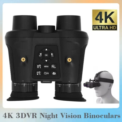 VRNV300 3DVR Night Vision Telescope 4K UHD 6x Zoom Camera Binoculars for Hunting - Image 1 of 4