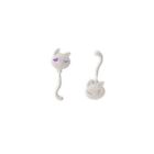 Ear Hook Cat Ear Studs Long Cat Tail Cat Ear Pendant Cat Drop Earrings  Women