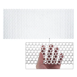 Stainless Steel Perforated Sheet 19GA Metal Mesh Plate Screen Meshes 23.6"x15.7" - Picture 1 of 7