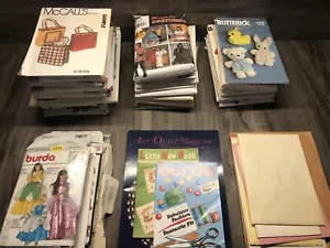 Vintage Sewing Patterns Lot Of 40+ Simplicity McCalls Butterwick And More - Picture 1 of 15