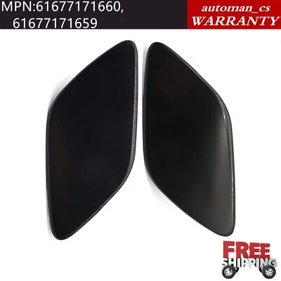 Cubierta de arandela de faros izquierda y derecha para BMW 328i 335i cupé convertible 2007-2010 Foto 1 de 4