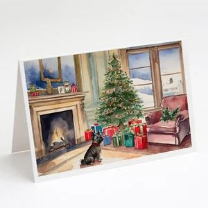 Cairn Terrier Christmas Greeting Cards and Envelopes Pack of 8 DAC1308GCA7P - Picture 1 of 3