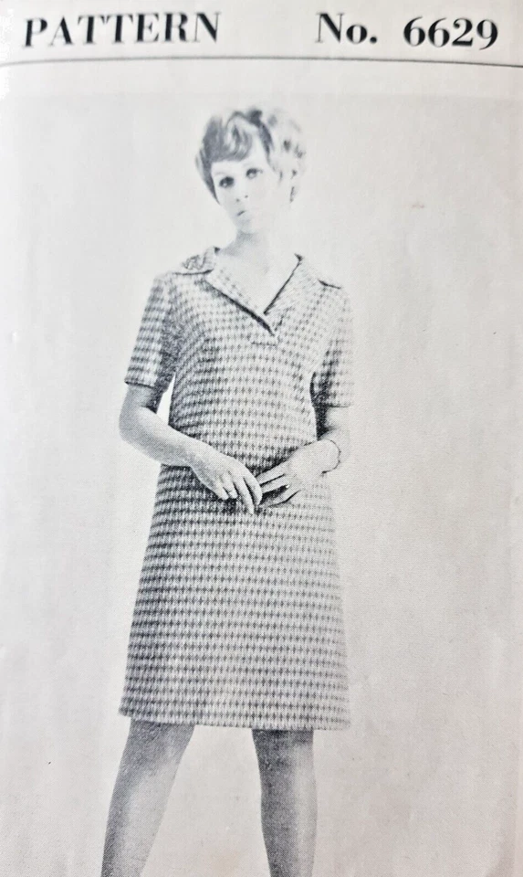 Sewing Pattern**Ladies Short Sleeve Dress**Collar**Bust 36" - Image 1 of 1