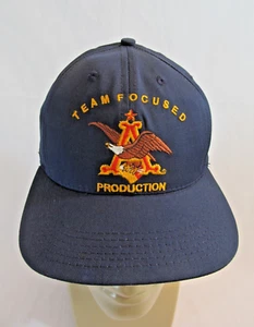 Sombrero Gorra De Colección Anheuser-Busch "PRODUCCIÓN ENFOCADA EN EL EQUIPO"" ""BUD ZONE 65" 1996 EE. UU. - Imagen 1 de 10