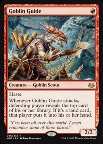 [1x] Goblin Guide Near Mint, CHINESE Modern Masters 2017 MTG Magic - Image 1 of 1