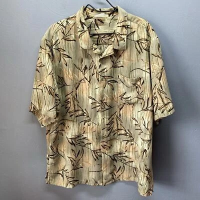 Cintas Floral Hawaiian Shirt Short Sleeve Button Up Size XL Men’s Casual - Image 1 of 4