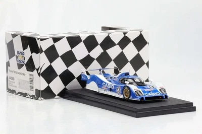 1:43 Ebbro Toyota TS010 Casio 1992 bianco-blu M. Sekiya, P.H. Raphanel, K.... - Immagine 1 di 4