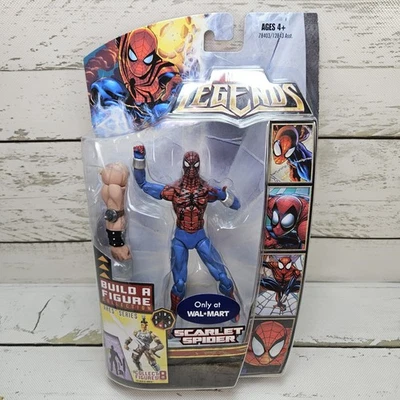 Figura Marvel Legends Spider-Man Scarlet Spider 2008 Walmart Ares BAF Series 6" Foto 1 de 4