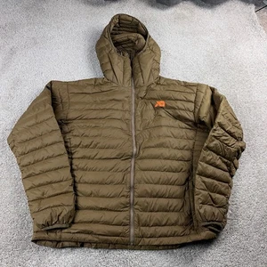 First Lite Jacket Mens XXL 2XL Brown Brooks Goose Down Insulated Puffer Hunting - Picture 1 of 12