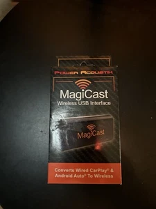 Power Acoustik MAGICAST MC1 Wireless CarPlay / Android Auto USB Interface - NEW - Picture 1 of 2