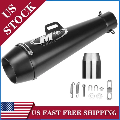 Motorcycle Exhaust Muffler Pipe DB Killer Slip On M4 Exhaust For GSXR 750 YZF/R6 - Image 1 of 4
