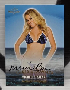 2025 BENCHWARMER GIRLS OF SUMMER ** MICHELLE BAENA ** AUTHENTIC AUTOGRAPH - Picture 1 of 2