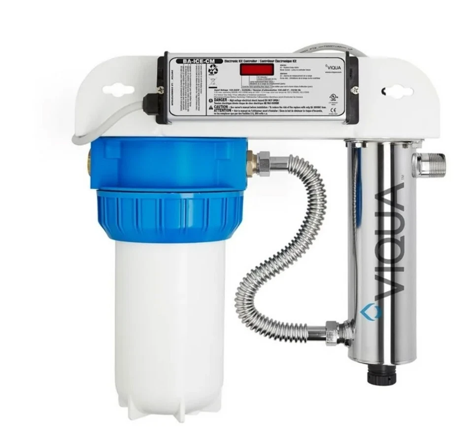 Sistema de agua ultravioleta de acero inoxidable para el hogar VIQUA VH200-F10 Foto 1 de 1