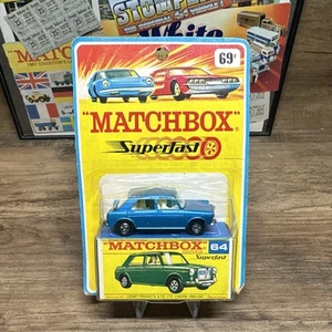 Vintage Lesney Matchbox 64 MG 1100 Superfast In Original Blister Pack NIB - Picture 1 of 24