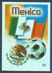 MUNDOCROM WORLD CUP 2006 - #204 - MEXIKO TEAMABZEICHEN - SILBERFOLIE - Bild 1 von 1