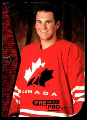 1994-95 SP #179 Christian Dube Canada Die Cut Hockey Card - Image 1 of 2