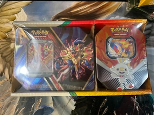 Pokemon "Zamazenta V & Cinderace V Tins" Sealed X1 - Picture 1 of 4