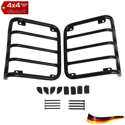 Gardes de feu arrière Noir Jeep Wrangler JK 2007+ - Photo 1/4