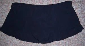 PROFILE By GOTTEX Black Swim Suit Bottom Skirt Sze 12 NWT Retails $80 - Picture 1 of 4