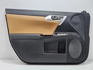 2011 2012 2013 Lexus CT200h Driver Front Door Panel Trim with Brown Tan Leather - Picture 1 of 21