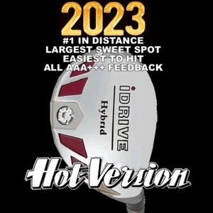 LEFT HAND PGA DISTANCE 13° DRIVING HYBRID ONE IRON WOOD LONG DRIVER iDRIVE CLUB - Picture 1 of 5