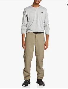 The North Face Paramount Hiking Convertible Pants Khaki Ripstop Men's Size XL  - Picture 1 of 9