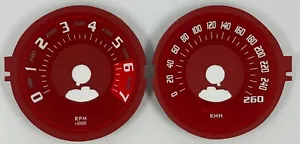 DODGE CHALLENGER 2015- speedometer dial 260km/h - Picture 1 of 6